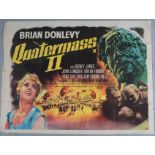 Quatermass II (1957) original British Quad film poster from Hammer Films produced by Anthony Hinds