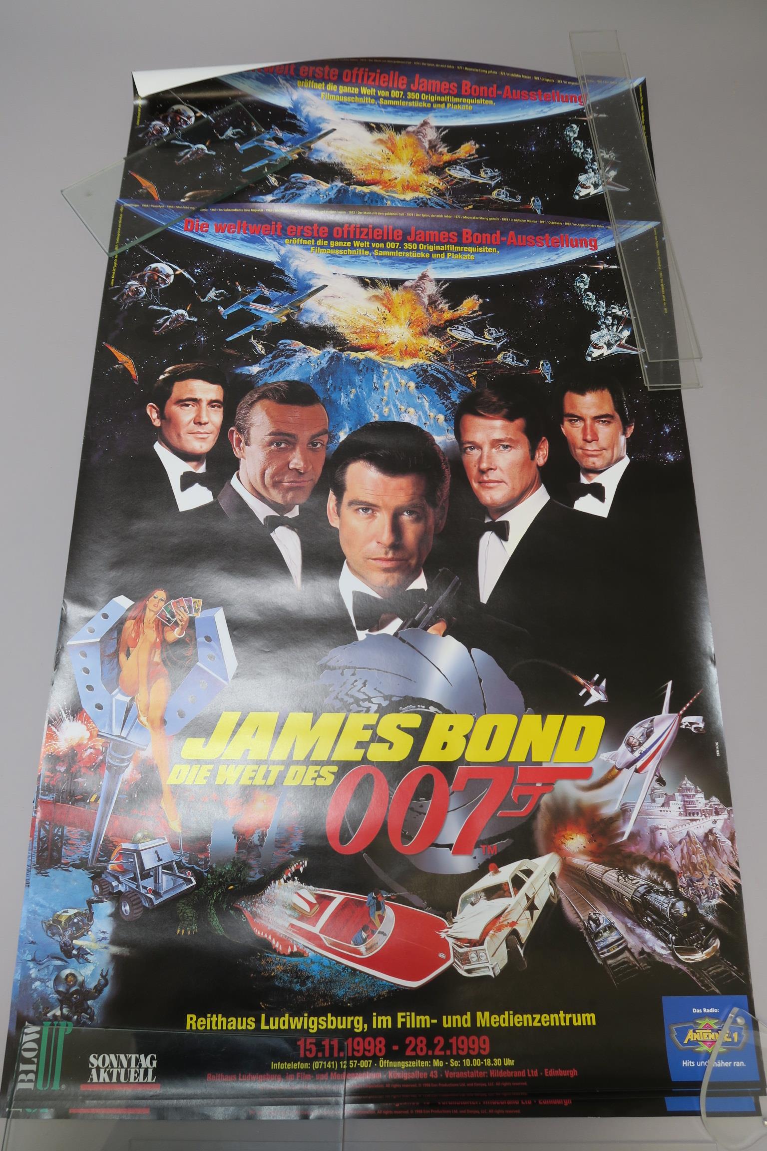 James Bond promotional posters including Schweppes Licence to Kill competition video poster - Image 3 of 3