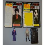 2 Star Wars last 17 figures Han Solo (in carbonite Chamber) and Imperial Dignitary by Palitoy.