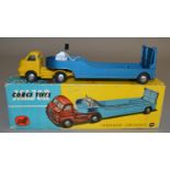 A Corgi Toys 1100 'Carrimore' Low Loader, the variant with Bedford 'S-type' cab in yellow and