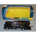 A Corgi Toys 267 'Rocket Firing' Batmobile, G/G+  in F/G box but missing accessories.