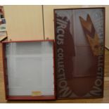 2 Chipperfields display cabinets, 1 is limited edition which includes a cards showing 57/2000