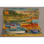 A Corgi Toys No. 31 'The Riviera Gift Set' containing Buick Riviera and Brooklands Trailer, VG, with