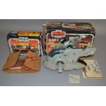 Star Wars Land Speeder and Boba Fett's Spaceship by Kenner, both are in the original boxes (2)