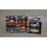 13 boxed diecast models by Minichamps, mostly Formula 1 models (13).