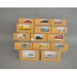 14 unboxed and repainted DinkyToys diecast models which includes 8 models from the French Dinky