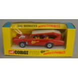 A Corgi Toys  277 Monkeemobile, appears  VG in G/G+ window  box packaging.