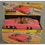 A Dinky Toys 100 Lady Penelope's FAB 1, containing Parker and Lady Penelope figures, with four