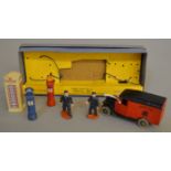 A scarce boxed Pre-War Dinky Toys No. 12 Postal Set containing 12a GPO and 12b Air Mail Pillar