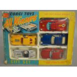 A Corgi Toys Gift Set 46 'All Winners' including 5 diecast model cars - E Type Jaguar (Competition),