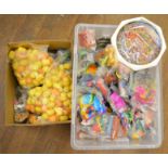 A very good quantity of bagged McDonald's Happy Meal Toys,  includes various different themes '