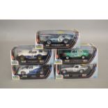 5 boxed Revell Model Racing Slot Cars in 1:32 scale including Corvette Grand Sport #2 Sebring '65,