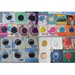 A collection of approx. 79 single records including Lonnie Donegan, Helen Shapiro, The Searchers,