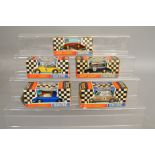5 boxed vintage 1960's/1970's  Scalextric slot car models including C7 Rally Mini Cooper and C32