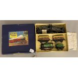 O Gauge. A boxed Hornby M1 Passenger Train set, appears generally G in G lidded box with illustrated