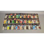 28 Vintage Star Wars backing cards by Kenner and Palitoy which includes; AT-AT Driver, Squid Head,