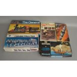 5 assorted boxed kits by Airfix and others, which include 'The General' Locomotive by Airfix, an