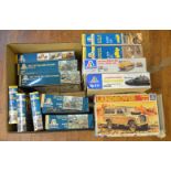 13 Military related Model Kits by Italeri, which includes; #6880, #6879, 6880 etc unchecked for