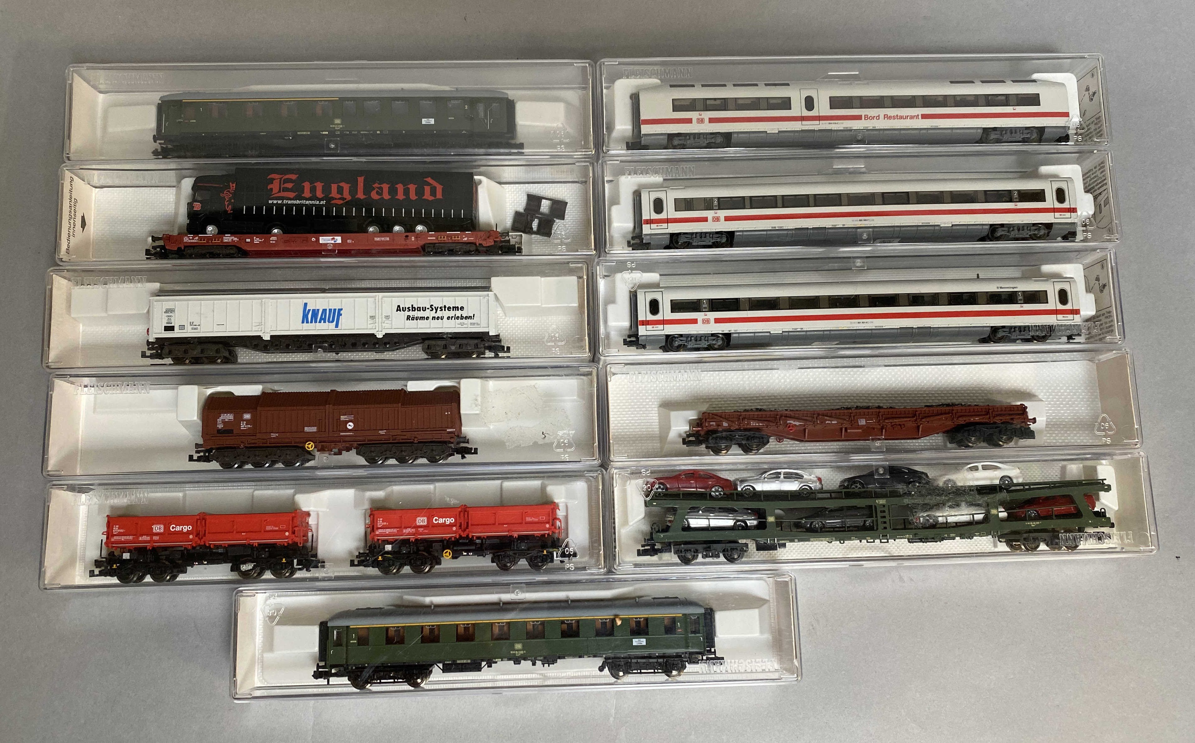 Ex-Shop Stock N Gauge Fleischmann rolling stock including 829505 Car transporter (11)