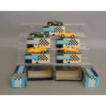 5 boxed vintage 1960's Scalextric slot cars including Vanwall, Porsche, D type jaguar and Lotus