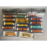 Ex-Shop Stock N Gauge Bachmann US Rolling Stock x 18 various railroads