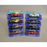 8 boxed Scalextric slot cars, which includes; #C3311 Team Lotus, #C3031 Lotus 49 etc (8)