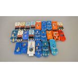 19 unboxed Scalextric car slot car models in vaious  conditions together with drivers, car bodies