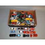 A large quantity of unboxed Slot Cars and parts, suitable for the restorer, by Scalextric and