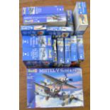 14 Aviation related Model Kits by Revell which includes; #04678, #04688, #04673 etc unchecked for