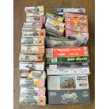 28 Military related Model Kits by Matchbox, Monogram etc unchecked for completeness (28)