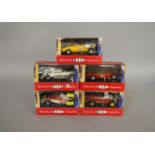 5 boxed MRRC 'Model Road Racing Cars' slot car models including 5142 Honda RA273, 5151 Ferrari '