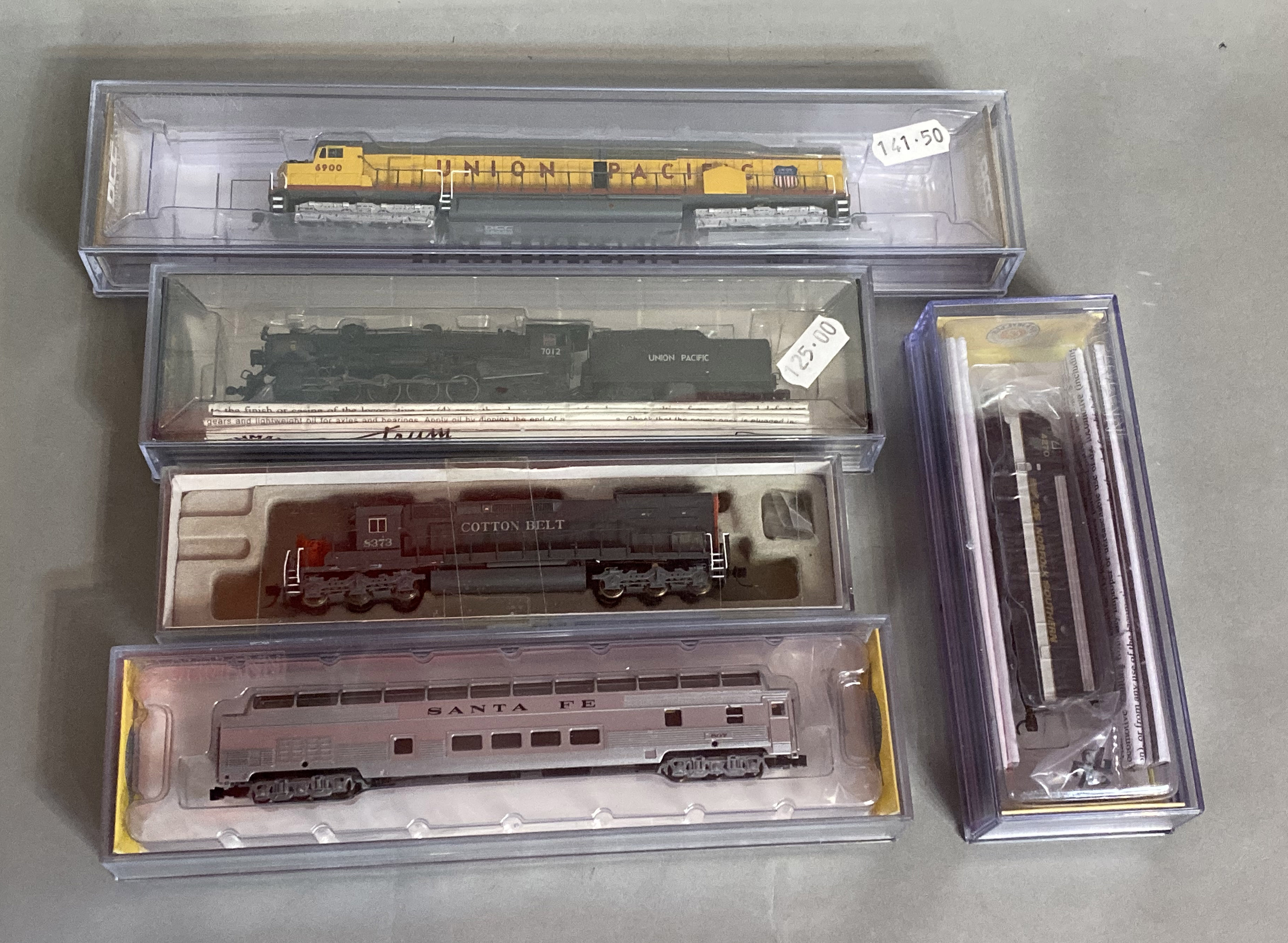 Ex-Shop Stock N gauge Bachmann / Spectrum 3 x Engines, 65151, 81661, 63753, together with an Inter M