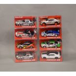 8 boxed Ninco slot cars, which includes; #55042 Lamborghini Diablo, #55034 Chevrolet Camaro etc (8)