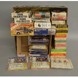 18 boxed assorted Model Kits and Figure sets by Davric, amt and others, various subjects and scales,