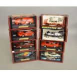 8 boxed Scalextric slot cars, which includes; #C.391 Ferrari GTO, #C.257 Jaguar XJ220 etc (8)