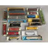 N Gauge US rolling stock by Mixed makers inc. AHM, Model Power, Life-Like Etc (18) Some scuffing and