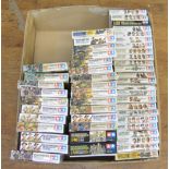50 boxed Tamiya plastic soldier and other figure sets in 1:35 and other scales including a varied