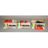 A Strombecker Italian Ferrari Testa Rosa slot car, appears constructed from  kit together with