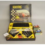 Scalextric boxed Grand Prix series G.P.3 set by Tri-ang, also included in this lot are x 2