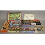 A selection of games and jigsaws which includes; Britains Show Jumping, Panzer Blitz etc