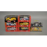 8 boxed Ninco Slot Car models in 1:32 scale including 50121 Peugeot 306 'Esso', 50151 Ferrari