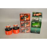 9 boxed SCX slot cars, which includes; Vintage limited edition Mini Cooper, #60280 Ferrari GT330 etc