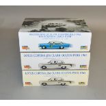 3 boxed Revell Slot Cars, 2 x Lotus Cortina Jim Clark Oulton Park 1965 and Mercedes Benz 220SE #