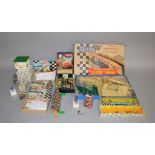 A good selection of boxed 1960's Scalextric slot car Accessories including 'Grande Bridge', three