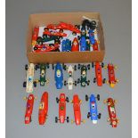 A quantity of vintage Scalextric slot cars for spares or repairs, suitable for the restorer.. This