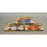 3 boxed Scalextric slot cars, harder to find models from the 1970's including C84 Triumph TR4A in