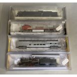 Ex-Shop Stock N gauge Bachmann / Spectrum 3 x Engines 86075, 86151, 51452, together with a 74352 San