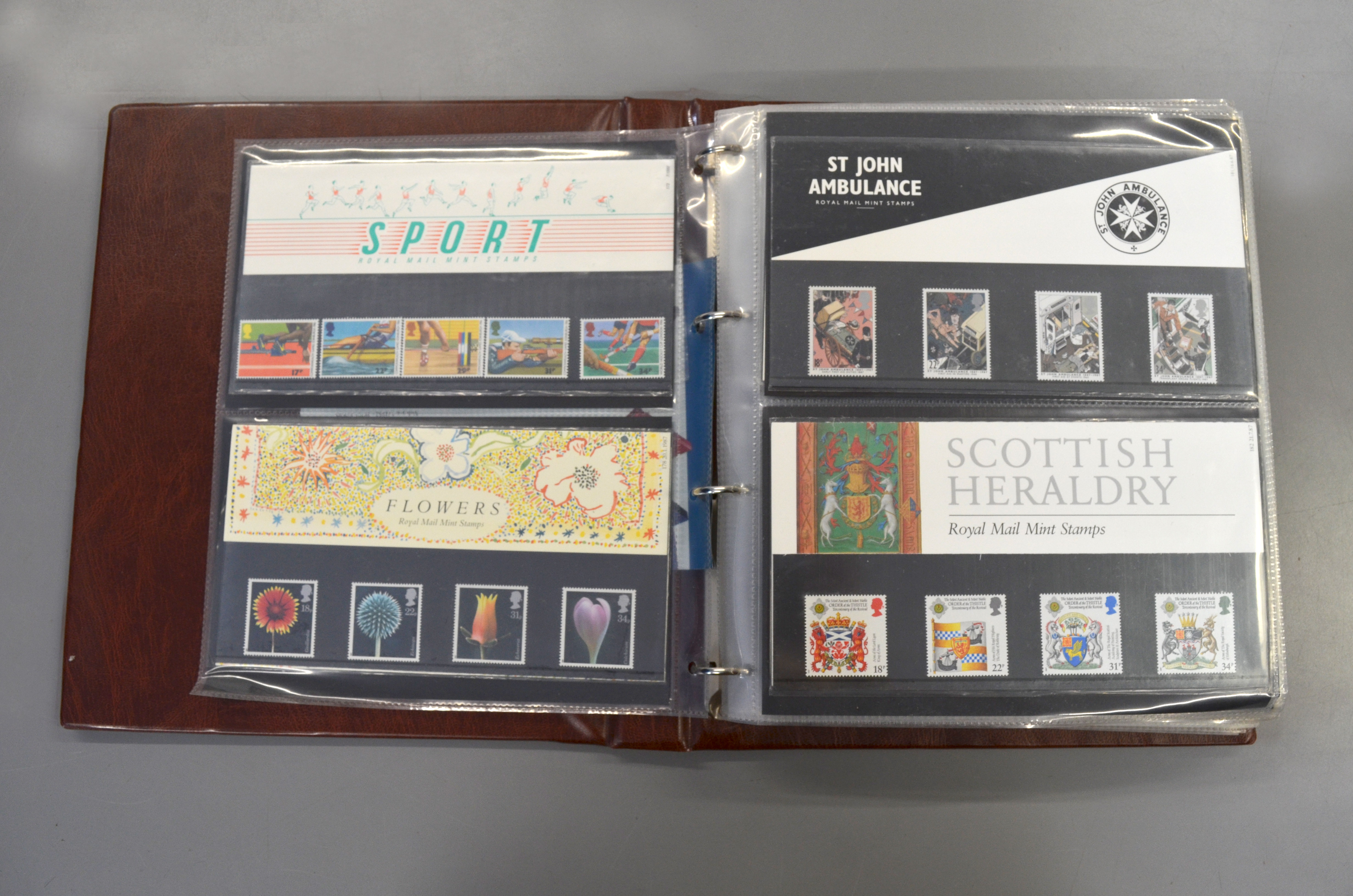 A folder of approx sixty Royal Mail presentation packs 1986-1994