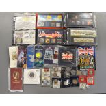A quantity to include approx sixty two presentation packs (1995-2002), 1994 & 1995 Royal Mint