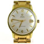 OMEGA - A circa 1970's gents Automatic Omega Seamaster gold plated wristwatch, dial is clean with no